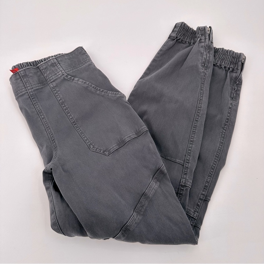 Spanx Stretch Twill Cargo Jogger Washed Black Size Small